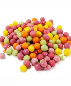 POSYPKA KULKI MIX KWAŚNY MALINA-LIMONKA-CYTRYNA-POMARAŃCZA-TRUSKAWKA 1 KG